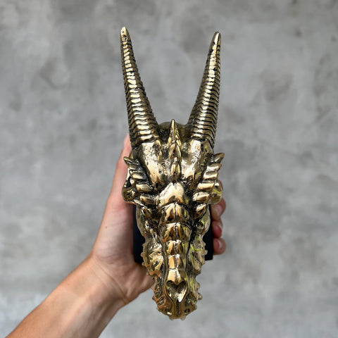 Bronzen Drakenschedel