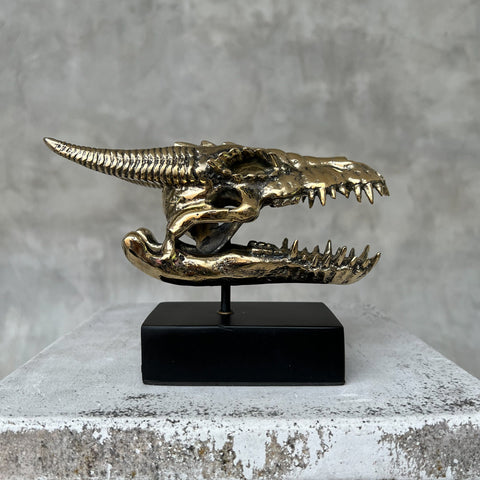Bronzen Drakenschedel