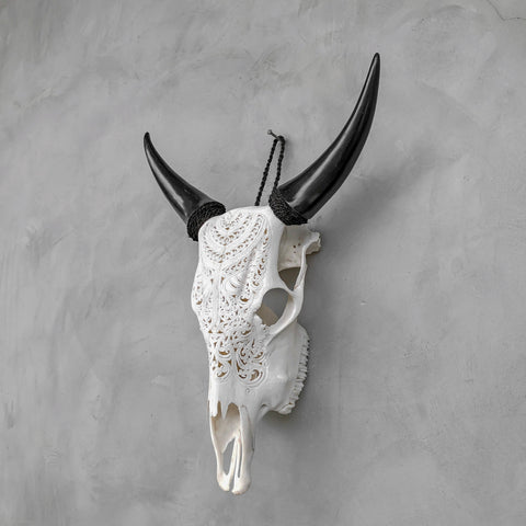 Wild West Badong | Gegraveerde Koeienschedel